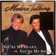 Front View : Modern Talking - YOU RE MY HEART, YOU RE MY SOUL 98 (silver&black marbled Vinyl) - Music On Vinyl / MOV12065