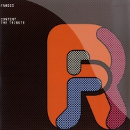 Front View : Content - THE TRIBUTE / RADIO SLAVE REMIX - Front Room / Frm023