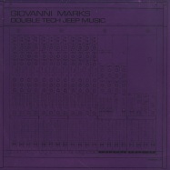Front View : Giovanni Marks - DOUBLE TECH JEEP MUSIC (COLOURED 10 INCH) - Hit + Run / hnr 46lp