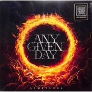 Front View : Any Given Day - LIMITLESS (ORANGE / BLACK SPLATTER VINYL) (LP) - Arising Empire / 2933553AEP