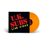 Front View : UK Subs - LIVE KICKS (ORANGE LP) - Audioplatter / 00161662