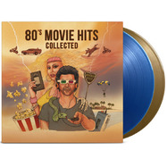 Front View : Various - 80S MOVIE HITS COLLECTED (blue gold 2LP) - Music On Vinyl / MOVATB350