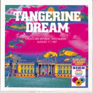 Front View : Tangerine Dream - PLATZ DER REPUBLIK, WEST-BERLIN - AUGUST 1ST 1987 (Pink Yellow Sky Blue 3LP) - CULTURE FACTORY / 83858