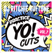 Front View : DJ Ritchie Rufftone - PRACTICE YO! CUTS VOL. 7 (BLUE VINYL) - Turntable Training Wax  / TTW016C