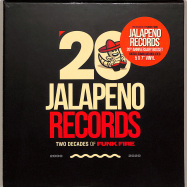 Front View : Various Artists - JALAPENO RECORDS  - TWO DECADES OF FUNK FIRE (5X7 INCH BOX) - Jalapeno / JAL2020V