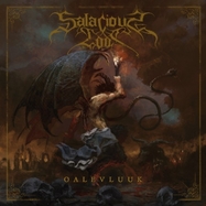 Front View : Salacious Gods - OALEVLUUK-RED / BLACK MARBLE (LP) - Hammerheart Rec. / 356811