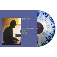 Front View : Bill Evans - CONVERSATIONS WITH MYSELF (LTD. CLEAR / BLUE SPLATTE (LP) - Second Records / 00159787