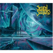Front View : Seven Sisters - SHADOW OF A FALLING STAR PT.1 (LIM.MARBLED GREEN (LP) - Plastic Head / DISS 185LPX