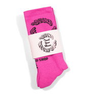 Front View : Clubwear / Size: U - SOCKS - TOUCH YOUR MUSIC - PINK (38-41) - Sound Metaphors / Socks_TYM_Pink