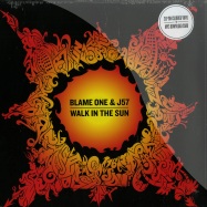 Front View : Blame On & J57 - WALK IN THE SUN (ORANGE MARBLED 2X12 LP + MP3) - SSD680