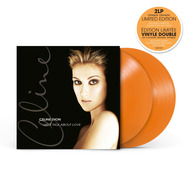 Front View : Celine Dion - LET S TALK ABOUT LOVE (opaque orange 2LP) - Sony Music / 19658703251