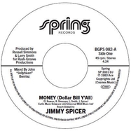 Front View : Jimmy Spicer - MONEY (7INCH-SINGLE) - ACE RECORDS / BGPS 082