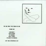 Front View : Various Artists - WE ARE WHAT YOU THINK WE ARE PART 1 - Lost Soul Enterprises / LSE10.1
