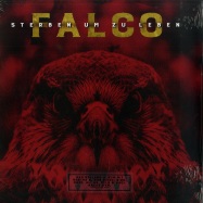 Front View : Falco - STERBEN UM ZU LEBEN (RED 180G LP) - Sony Music / 19075833811