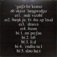 Front View : Gacha Bakradze - OBSCURE LANGUAGES - Lapsus Records / LPS26