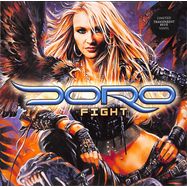 Front View : Doro - FIGHT (LTD.TRANSPARENT BLUE LP) - Rare Diamonds Productions / RDP008-VB