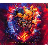Front View : Judas Priest - INVINCIBLE SHIELD (STANDARD CD) - Columbia International / 19658851642
