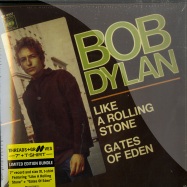 Front View : Bob Dylan - THREADS+GROOVES (LIKE A ROLLING STONE) (7 INCH + XL T-SHIRT) - Sony / 88725473287