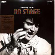Front View : Elvis Presley - ON STAGE (LTD RED 180G LP) - Music On Vinyl / MOVLP2685