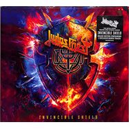 Front View : Judas Priest - INVINCIBLE SHIELD (DELUXE 1CD, HARD COVER BOOK) - Columbia International / 19658851652