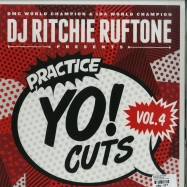 Front View : DJ Ritchie Rufftone - PRACTICE YO! CUTS VOL. 4 (RED VINYL) - Turntable Training Wax / ttw007