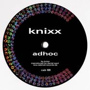 Front View : Knixx - ADHOC (BLACK VINYL) - Cabinet / cab68