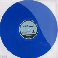 Front View : Caie & Lagora - Porcelan EP (BLUE VINYL) / incl SIS Remix - Material Series / Material010