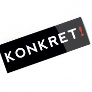 Front View : Sticker - Konkret Logo Sticker (10.20 x3.3 cm) - Konkret / Sticker
