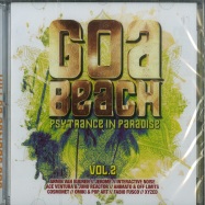 Front View : Various Artists - GOA BEACH VOL.2 - PSYTRANCE IN PARADISE (2XCD) - More Music / 8951446