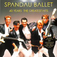 Front View : Spandau Ballet - 40 YEARS-THE GREATEST HITS (Red 2LP) - Parlophone Label Group (plg) / 9029520004