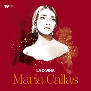 Front View : Maria Callas / G. Pretre / T. Serafin / + - LA DIVINA-MARIA CALLAS (RED COLOUR VINYL) (LP) - Warner Classics / 505419768510