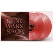 Front View : The City Of Prague Philharmonic Orchestra - MUSIC FROM THE STAR WARS SAGA (TRANSP. RED VINYL, 2LP) - Diggers Factory / DFLP38