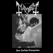 Front View : Mayhem - PURE FUCKING ARMAGEDDON-DEMOS (BLACK VINYL) (LP) - Peaceville / 1089371PEV