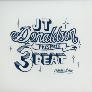 Front View : J.T. Donaldson - 3PEAT COLLECTORS SERIES - VOLUME TWO (SILK-SCREENED JACKETS, BLUE VINYL) - Guesthouse Music / GM043