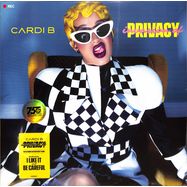 Front View : Cardi B - INVASION OF PRIVACY (Clear LP) - Atlantic / 7567862617