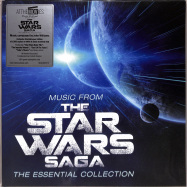 Front View : John Williams / Robert Ziegler - THE STAR WARS SAGA - ESSENTIAL COLLECTION (BLACK & WHITE 180G 2LP) - Music on Vinyl at the Movies / MOVATM272W