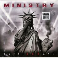 Front View : Ministry - AMERIKKKANT (LTD. LP/GREY BLACK & WHITE SPLATTER) - Nuclear Blast / NB4341-5
