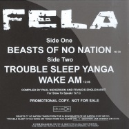 Front View : Fela Kuti - BEASTS OF NO NATION/ TROUBLE SLEEP YANGA WAKE AM - Celluloid / cell0822