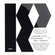 Front View : Antonelli - DISCONNECTED / OPERATORE - Dreck Records / DRK-18