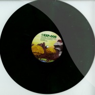 Front View : Johannes Volk - THE AWAKENED GUARDIANS (GREEN MARBLED VINYL) - Exploration / EXP-008