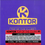 Front View : Various - KONTOR TOP OF THE CLUBS VOL.91 (4CD) - Kontor Records / 1027101KON
