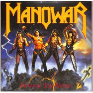 Front View : Manowar - FIGHTING THE WORLD (RED 2022 LP) - Listenable Records / 1021372LIR