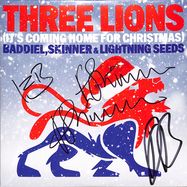Front View : Baddiel, Skinner & Lightning Seeds - THREE LIONS (ITS COMING HOME FOR CHRISTMAS, 7 INCH) - 19658720407