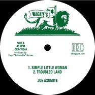 Front View : Joe Axumite - SIMPLE LITTLE WOMAN / TROUBLED LAND / HOME TO AFRICA - Wackies / DKR-318