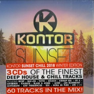 Front View : Various Artists - KONTOR SUNSET CHILL 2018 - WINTER EDITOIN (3XCD) - Kontor / 1068661KON