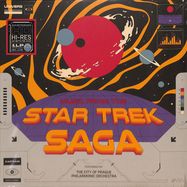 Front View : The City Of Prague Philharmonic Orchestra - MUSIC FROM THE STAR TREK SAGA (BLUE VINYL LP) - Diggers Factory / DFLP34