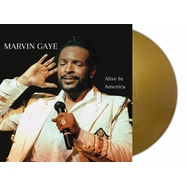 Front View : Marvin Gaye - ALIVE IN AMERICA (GOLD 2LP) - Renaissance Records / 00163212