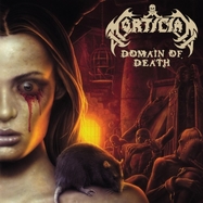 Front View : Mortician - DOMAIN OF DEATH (ORANGE KRUSH WITH SPLATTER) (LP) - One Haven / 781676646616
