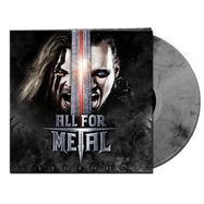 Front View : All For Metal - LEGENDS (LTD.GTF.SILVER / BLACK MARBLED VINYL ) (LP) - Afm Records / AFM 82311