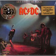 Front View : AC / DC - LET THERE BE ROCK (50TH ANNIVERSARY GOLD COLOR VIN (LP) - Sony Music Catalog / 19658873331